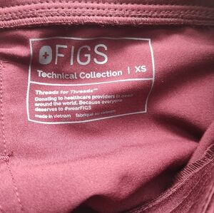 Figs Zamora joggers burgundy